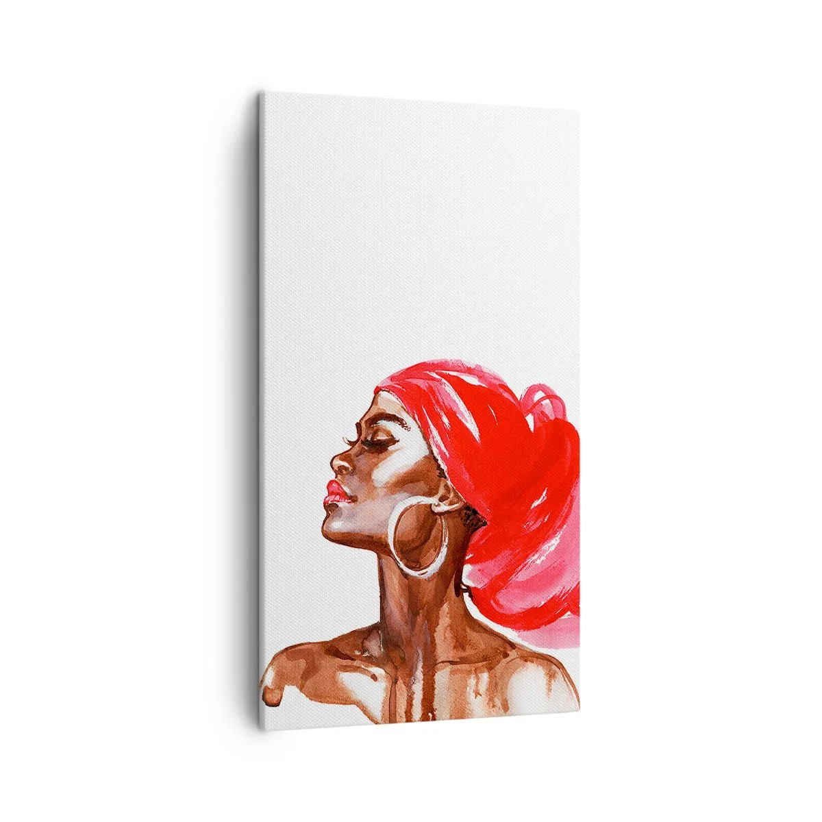 Canvas picture - Ebony Beauty - 45x80 cm