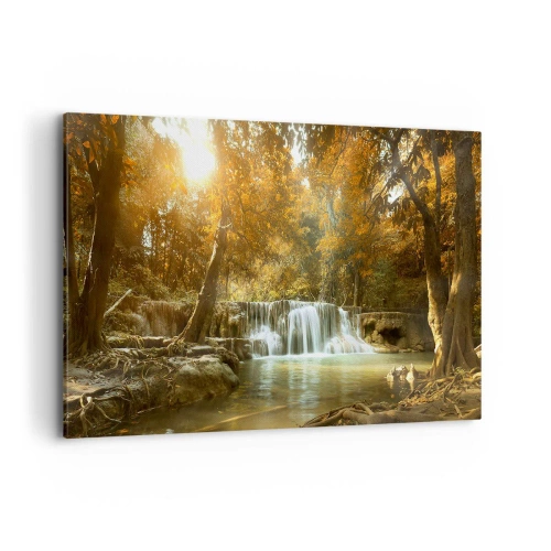 Canvas picture - Park Cascade - 100x70 cm
