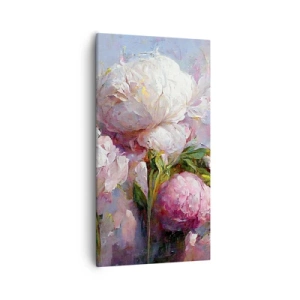 Canvas picture - Bouquet Bubbling with Life - 55x100 cm