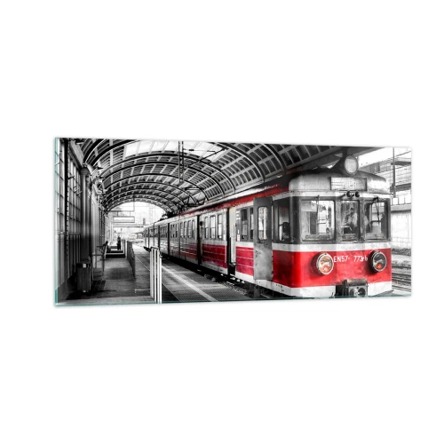 Glass picture - It Might Be a Trip of Life - 100x40 cm