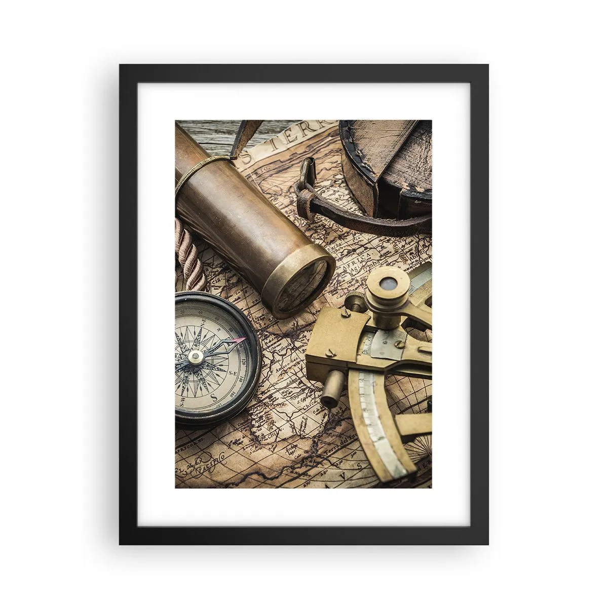 Poster in black frame - Show the Way - 30x40 cm