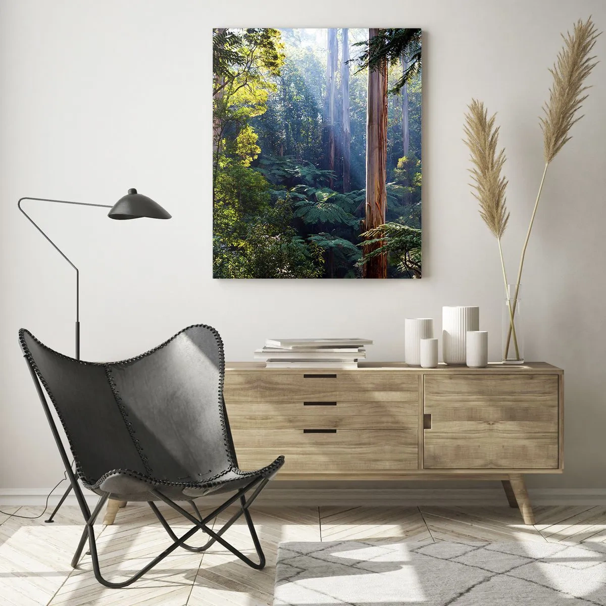 Glass picture - Tale of a Forest - 80x120 cm