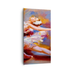 Canvas picture - Swan Gracefulness - 65x120 cm