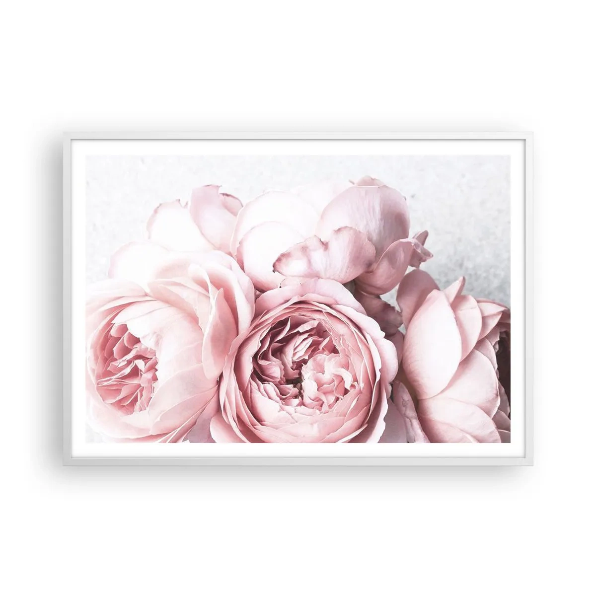 Poster in white frmae - for the Romantics - 100x70 cm