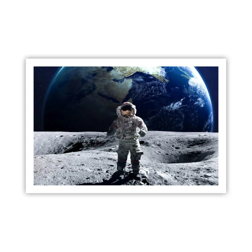 Poster - Greetings from the Moon - 91x61 cm