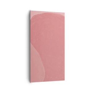 Canvas picture - Organic Composition In Pink - 65x120 cm