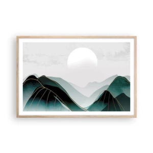 Poster in light oak frame - In Full Majesty - 91x61 cm