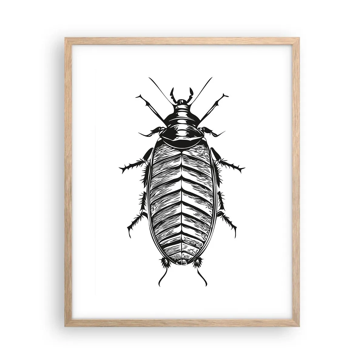 Poster in light oak frame - What a Specimen - 40x50 cm