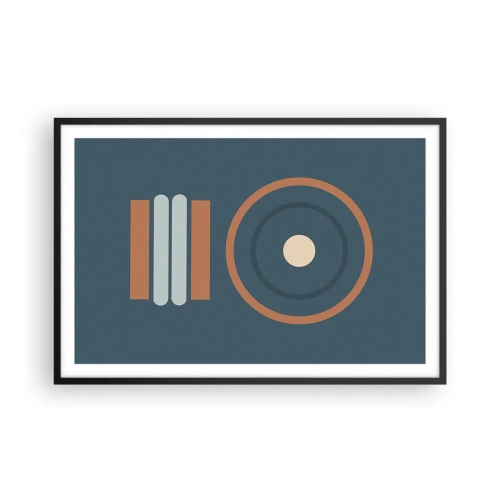 Poster in black frame - The Matter of Things - 91x61 cm