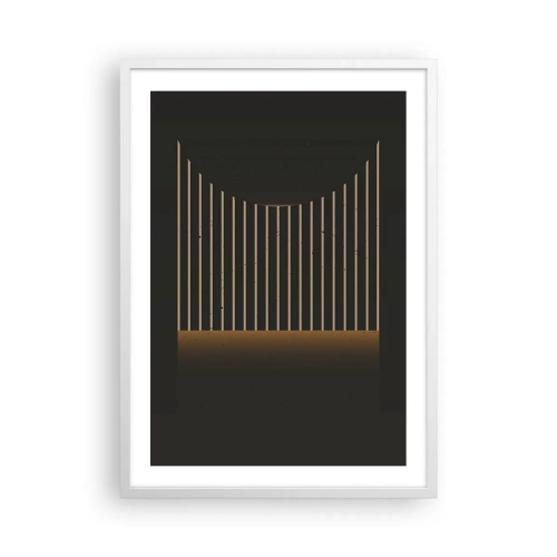 Poster in white frmae - Investigating Darkness - 50x70 cm