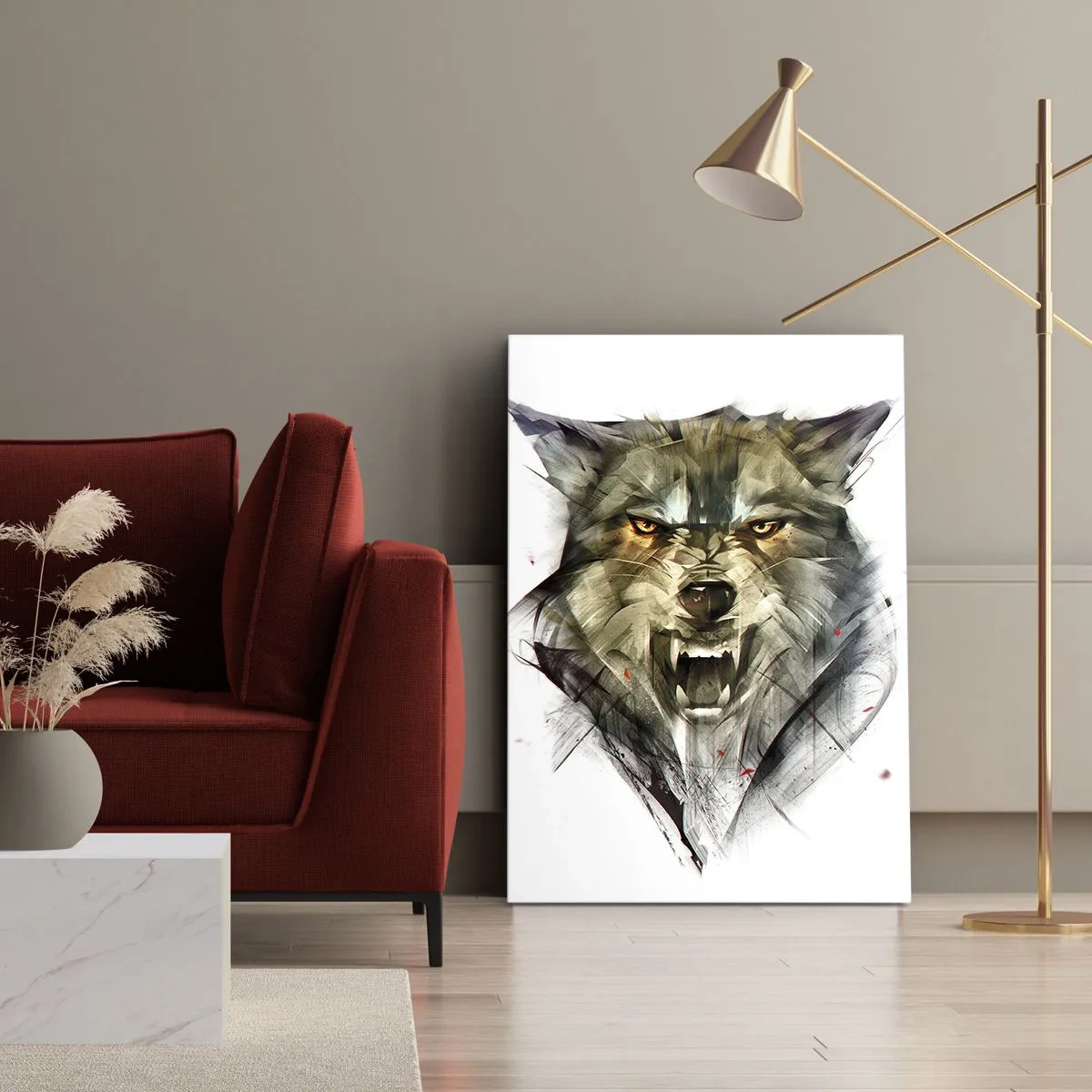 Canvas picture - Stand Back! - 55x100 cm