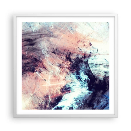 Poster in white frmae - Feel the Wind - 60x60 cm