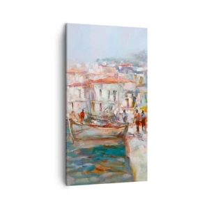 Canvas picture - Holidays in Pastel - 45x80 cm