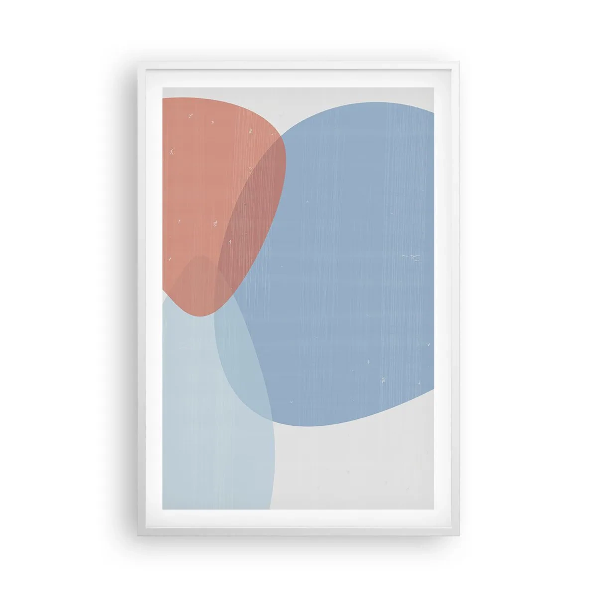 Poster in white frmae - Pastel Relations - 61x91 cm