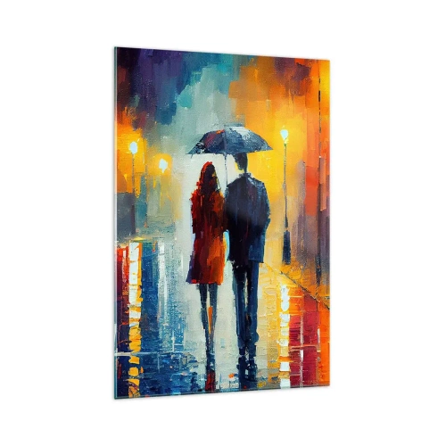 Glass picture - Together - Colourful Night - 70x100 cm