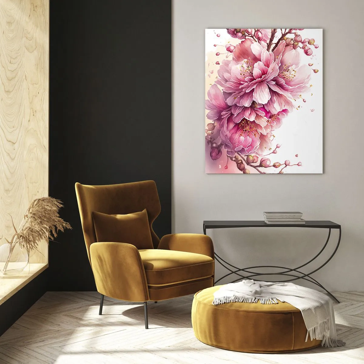 Glass picture - Land of Cherry Blossoms - 80x120 cm