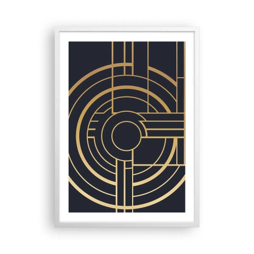 Poster in white frmae - Tour of Things - 50x70 cm