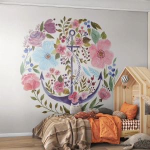 Self-Adhesive Photo Wallpaper Deluxe Sticker - Good Dream of a Sailor - Anchor, Boho, Seaside - 200x140 cm
