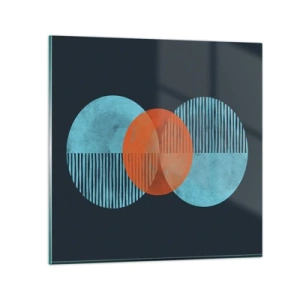 Glass picture - Symmetrical Composition - 60x60 cm