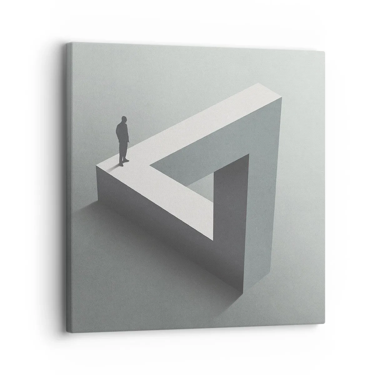 Canvas picture - And Yet It Is Possible - 30x30 cm