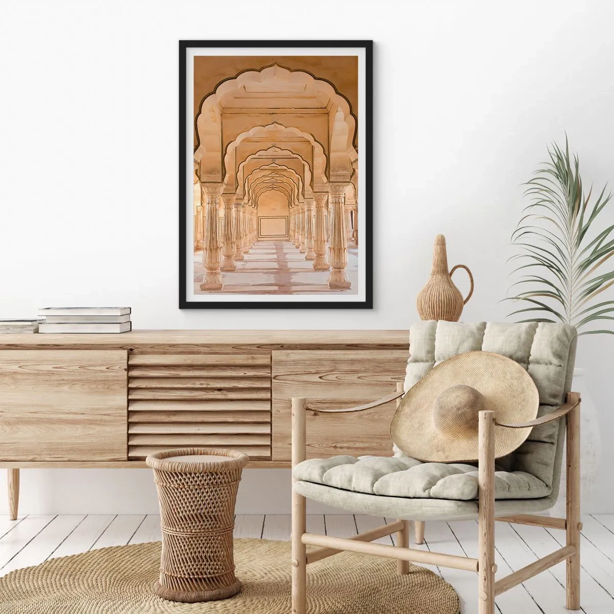 Poster in black frame - In Maharaja's Palace - 30x40 cm