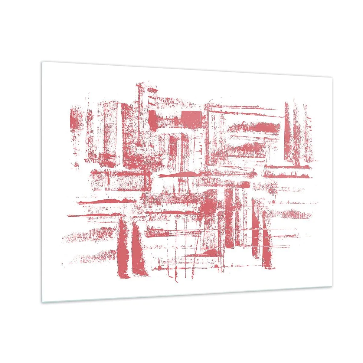 Glass picture - Red City - 100x70 cm