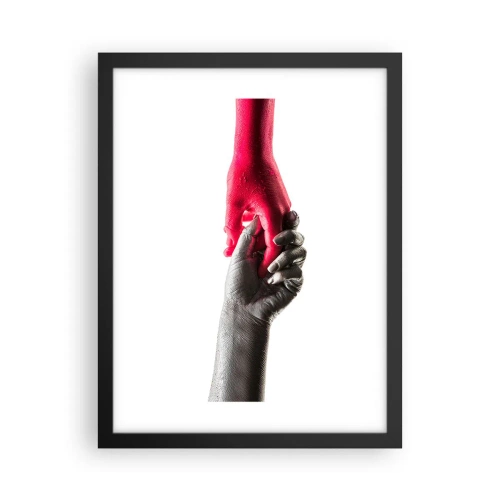 Poster in black frame - Together, although Different - 30x40 cm