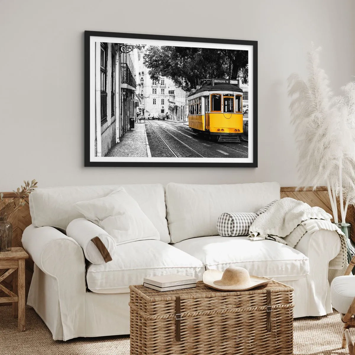 Poster in black frame - With Fado in the Background - 70x50 cm