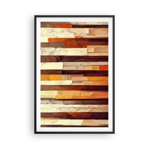 Poster in black frame - Anthem of Forest Birds - 61x91 cm