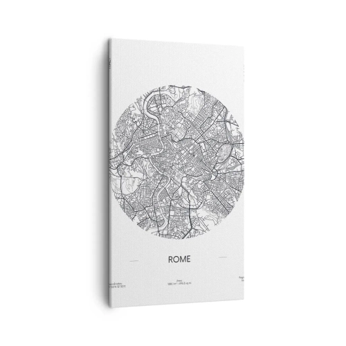 Canvas picture - Anatomy of Rome - 45x80 cm