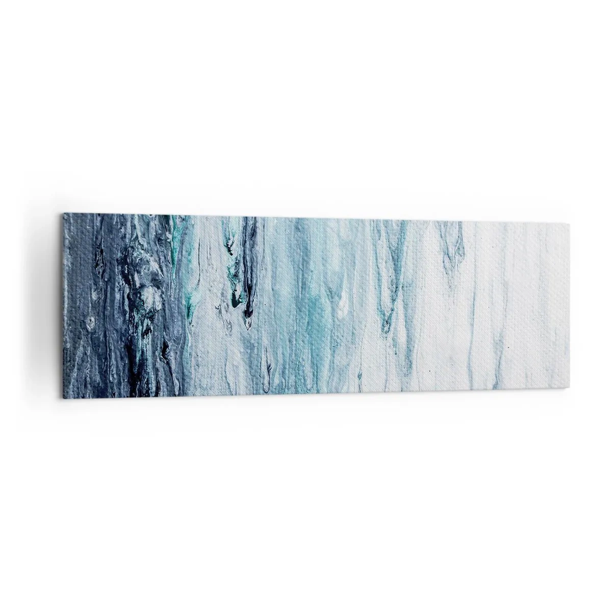 Canvas picture - Blue Icicles - 160x50 cm