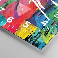 Clock face with numbers