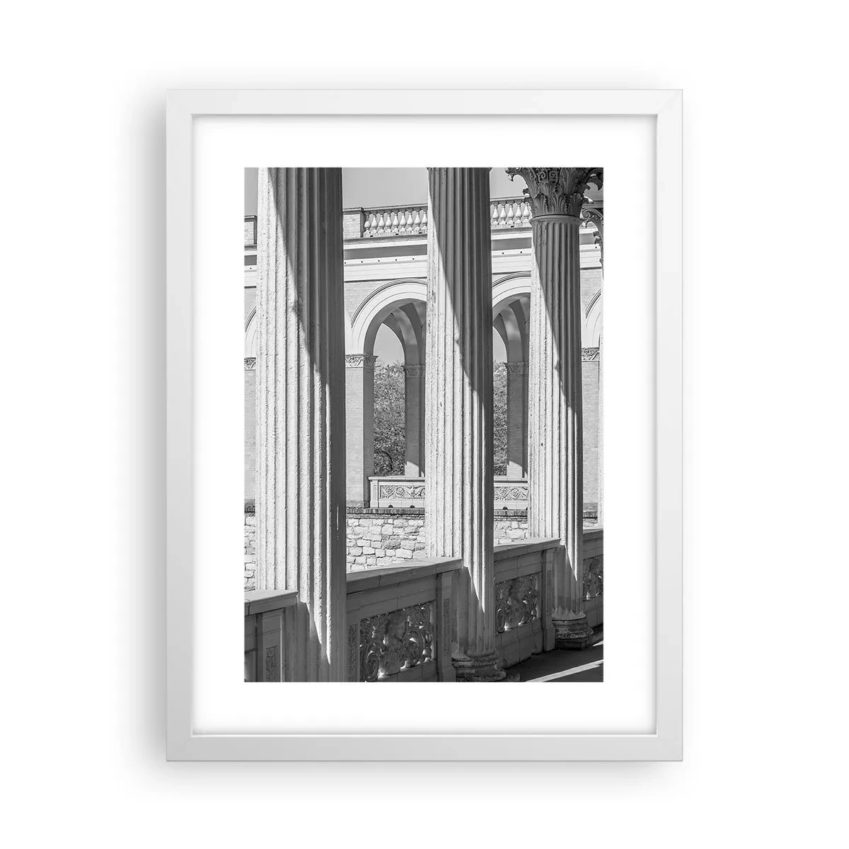 Poster in white frmae - Sunny Arcade - 30x40 cm