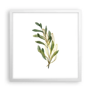 Poster in white frmae - All that Is Good - 40x40 cm