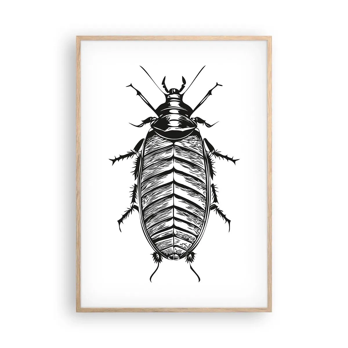 Poster in light oak frame - What a Specimen - 70x100 cm