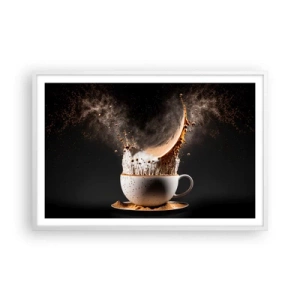 Poster in white frmae - Explosion of Flavour - 91x61 cm