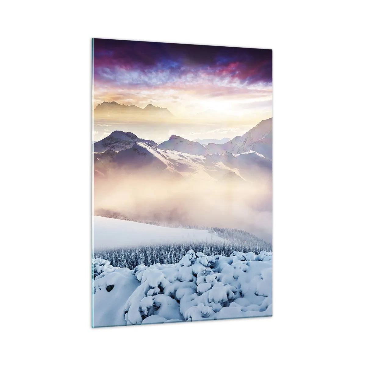 Glass picture - Power and Purity of Nature - 50x70 cm