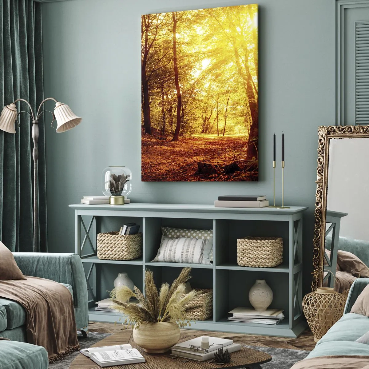 Canvas picture - Towards Golden Plain - 55x100 cm