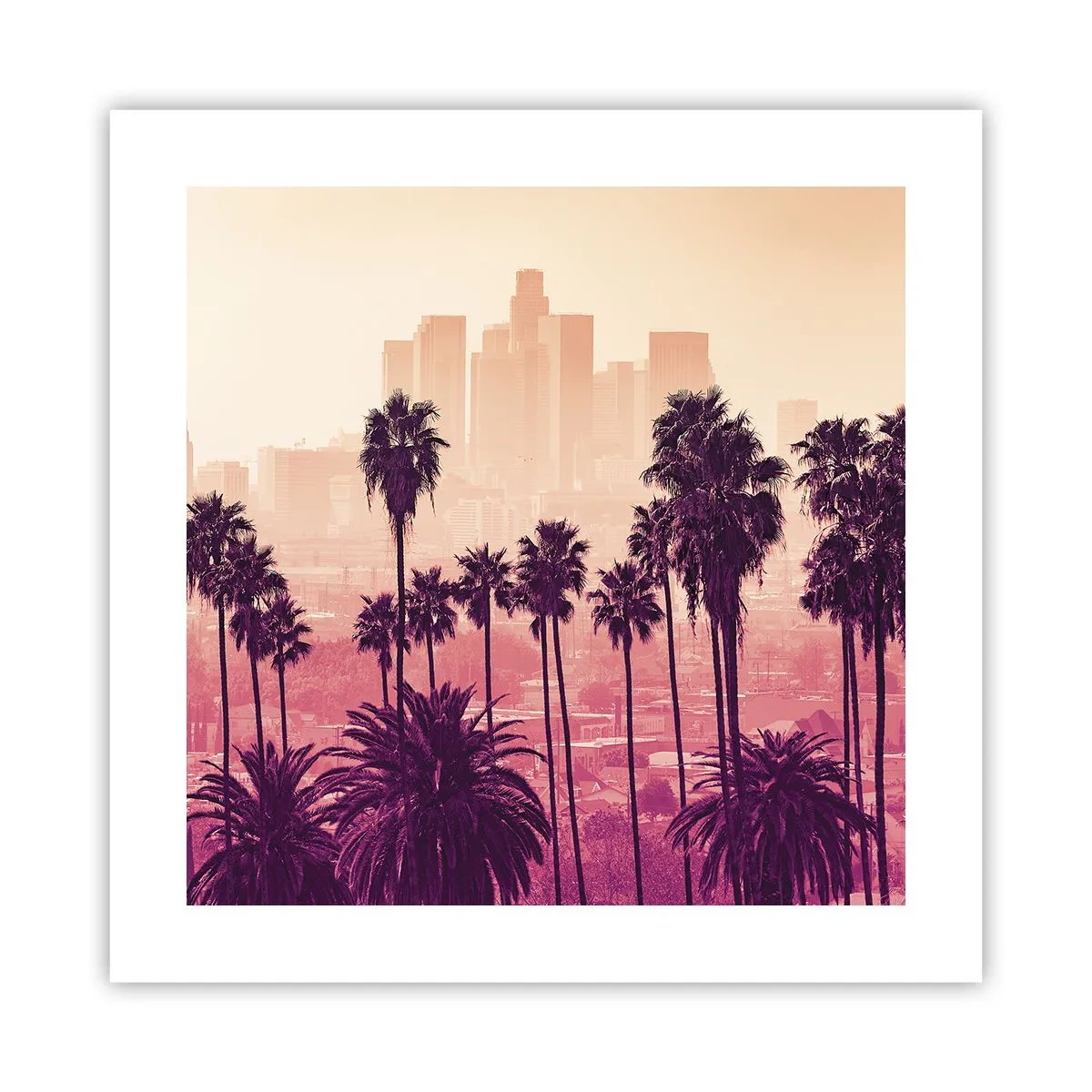 Poster - Californian Landscape - 40x40 cm
