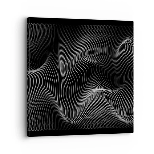 Canvas picture - Dance of the Light in Space - 30x30 cm