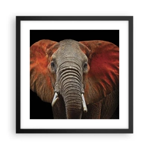 Poster in black frame - I am Wild, and You? - 40x40 cm