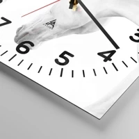 Clock face with numbers