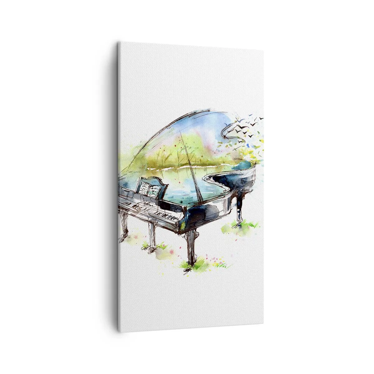Canvas picture - Enchanted in Music - 45x80 cm
