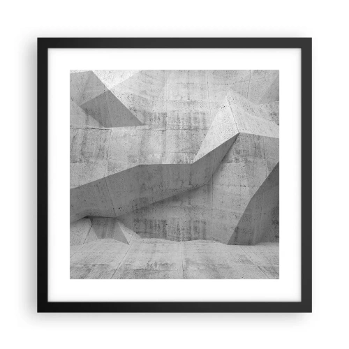 Poster in black frame - Real Challenge - 40x40 cm