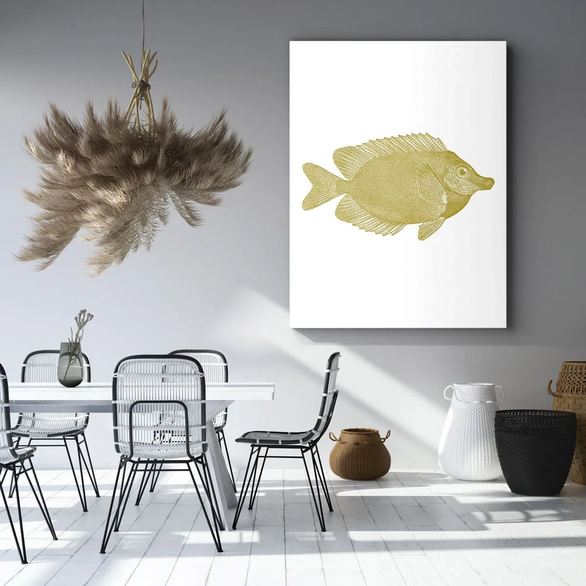 Canvas picture - Just a Fish - 70x100 cm