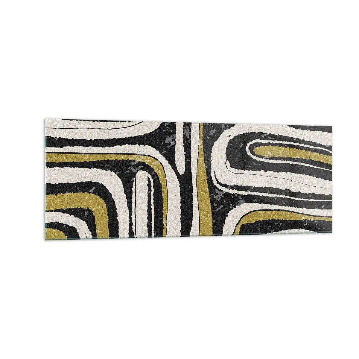 Glass picture - Compositions: Tracks and Alleys - 140x50 cm