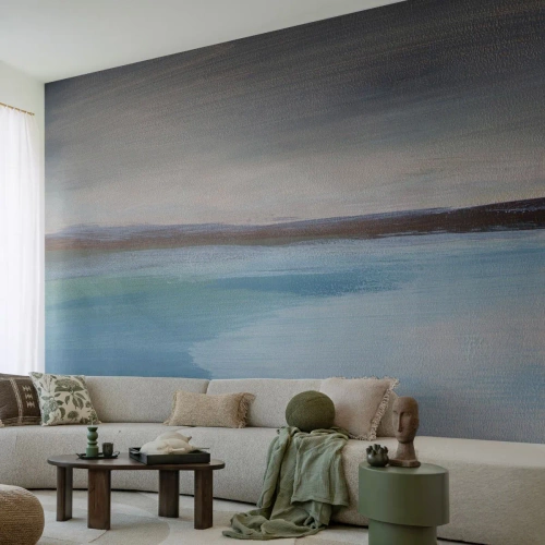 Photo Wallpaper Premium Canvas - Horizontal Landscape - Sea, Piece, Beach - 250x175 cm