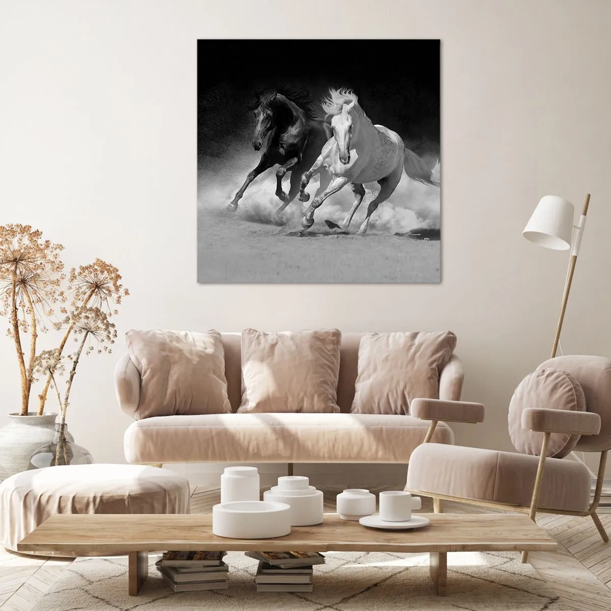 Canvas picture - Gallop of Freedom - 70x70 cm