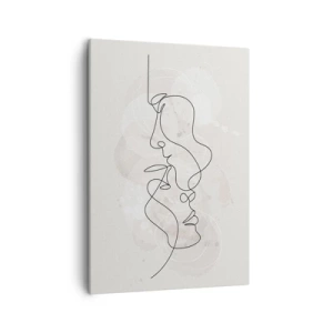 Canvas picture - Tangled up in an Embrace - 50x70 cm