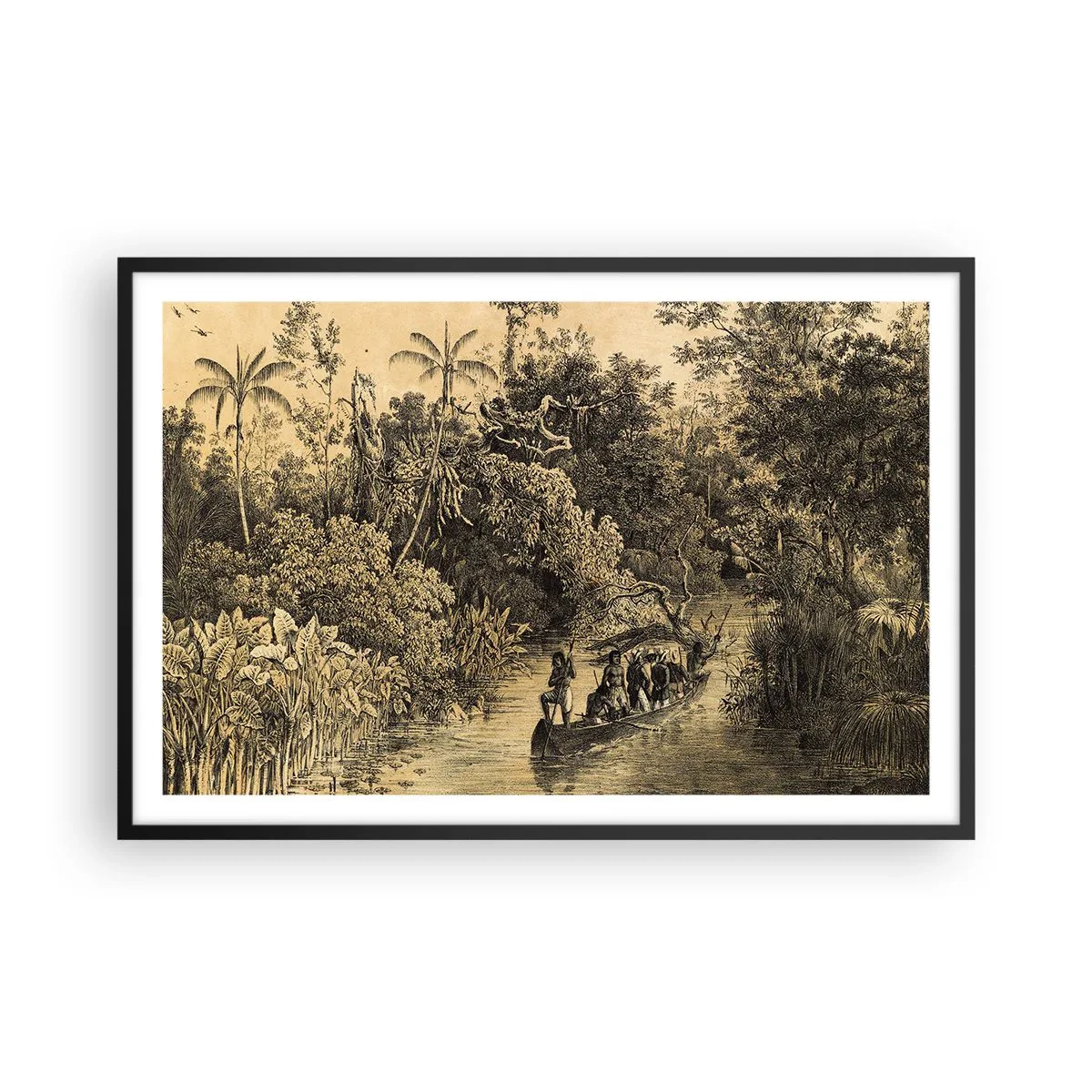 Poster in black frame - Journey to the Spring - 91x61 cm